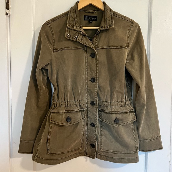 Lucky Brand Military Jacket, Green in Small - Picture 1 of 7